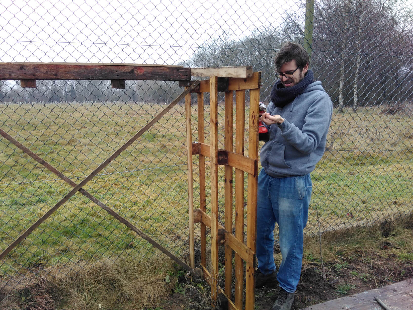 Building the tomato frame